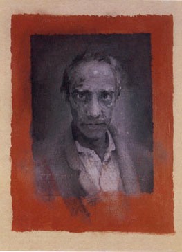 Seer, Portrait of Derek Jarman 1993; oil on card, The National Portrait Gallery.  Michael Clark